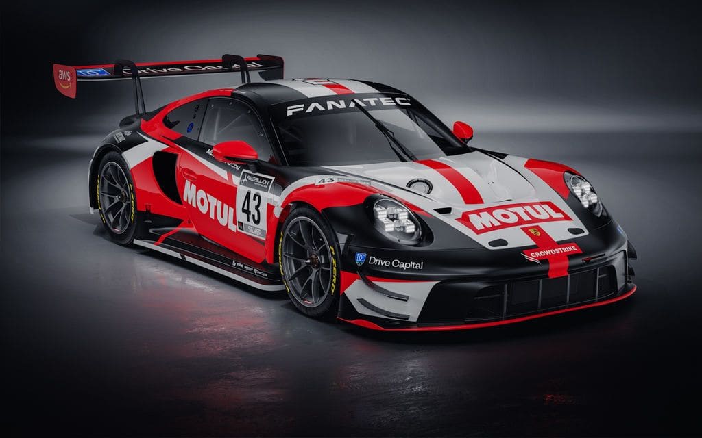 BMW M4 GT3 with Motul branding on track